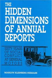 Cover of: The hidden dimensions of annual reports: sixty years of conflict at General Motors