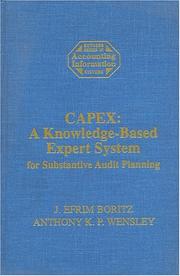 Cover of: CAPEX by J. Efrim Boritz