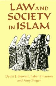 Cover of: Law and society in Islam | Devin J. Stewart