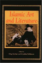 Cover of: Islamic Art and Literature by 