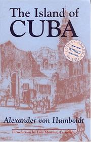 Cover of: The Island of Cuba by Alexander von Humboldt