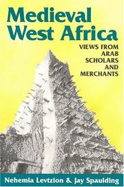 Cover of: Medieval West Africa by edited by Nehemia Levtzion and Jay Spaulding.