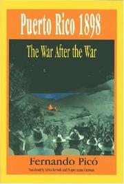 Cover of: Puerto Rico 1898: The War After The War