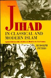 Cover of: Jihad In Classical And Modern Islam by Rudolph Peters, Rudolph Peters