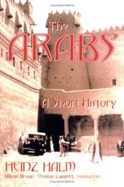 Cover of: The Arabs by Heinz Halm