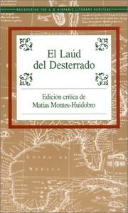Cover of: El laúd del desterrado by edición crítica de Matías Montes-Huidobro.