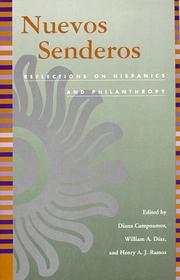 Cover of: Nuevos senderos by edited by Diana Campoamor, William A. Díaz, and Henry A.J. Ramos.