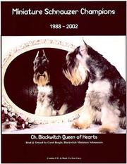 Cover of: Miniature Schnauzer Champions: 1988-2002