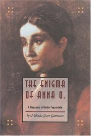 The Enigma of Anna O by Melinda Given Guttmann