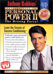 Cover of: Introduction to Anthony Robbin's Personal Power II