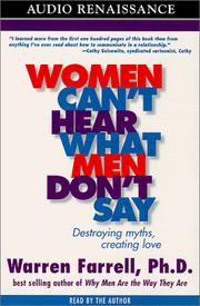 Cover of: Women Can't Hear What Men Don't Say by 