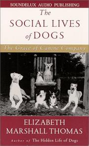 Cover of: The Social Lives of Dogs  by 