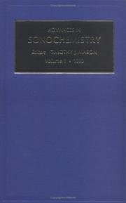 Cover of: Advances in Sonochemistry, Volume 1 (Advances in Sonochemistry)