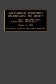 Cover of: Educational Reform in International Perspective (International Perspectives on Education and Society)