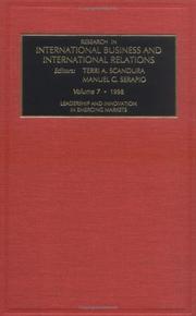 Cover of: Research in International Business and International Relations: International Organizational Behavior Vol 7 (Research in International Business and International Relations)