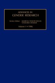 Cover of: ADV GENDER RES V 1 (Advances in the Economics of Environmental Resources) by DEMOS
