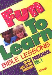 Cover of: Fun-to-learn Bible lessons
