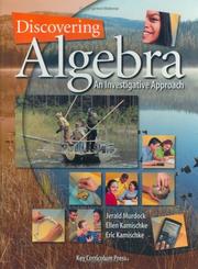 Cover of: Discovering Algebra by Jerald Murdock, Ellen Kamischke, Eric Kamischke