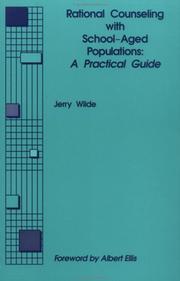 Cover of: Rational counseling with school-aged populations: a practical guide