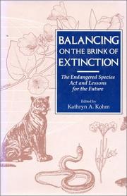 Balancing on the brink of extinction