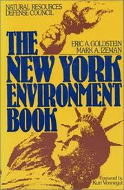 Cover of: The New York environment book by Eric A. Goldstein