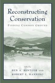 Reconstructing Conservation by Robert E. Manning