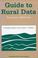 Cover of: Guide to rural data