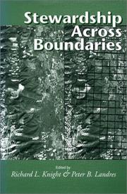Cover of: Stewardship across boundaries