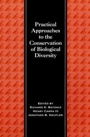 Cover of: Practical approaches to the conservation of biological diversity