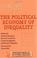 Cover of: The Political Economy of Inequality (Frontier Issues in Economic Thought)