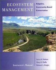 Cover of: Ecosystem Management by Gary K. Meffe, Larry A. Nielsen, Richard L. Knight, Dennis A. Schenborn