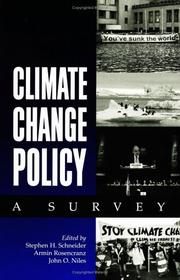 Cover of: Climate Change Policy: A Survey