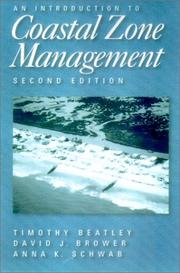 Cover of: An Introduction to Coastal Zone Management by Timothy Beatley, David Brower, Anna K. Schwab