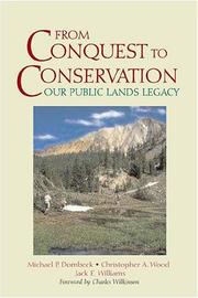 Cover of: From Conquest to Conservation by Jack E. Williams, Michael P. Dombeck, Christopher A. Wood