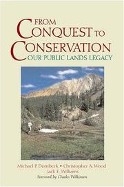 Cover of From conquest to conservation : our public lands legacy