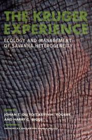 Front cover of The Kruger Experience by Unknown
