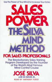 Cover of: Sales Power (Use the Power of Your Mind to Increase Your Sales             Ilva Method of Selling/Audio Cassettes)