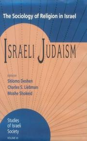 Cover of: Israeli Judaism: the sociology of religion in Israel
