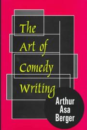 Cover of: The art of comedy writing