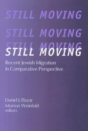 Cover of: Still Moving by Daniel J. Elazar