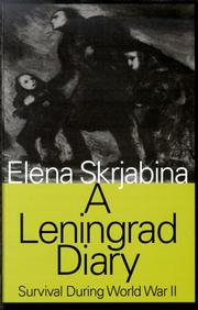 Cover of: A Leningrad diary | Elena SkriНЎabina