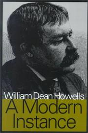 Cover of: A modern instance by William Dean Howells, William Dean Howells