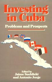 Cover of: Investing in Cuba by edited by Jaime Suchlicki and Antonio Jorge.