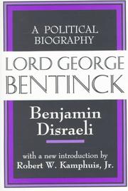 Lord George Bentinck by Benjamin Disraeli