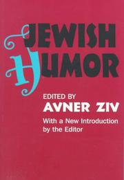 Cover of: Jewish humor | 
