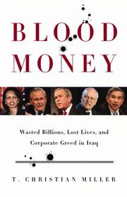 Cover of: Blood Money by T. Christian Miller