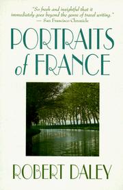 Cover of: Portraits of France