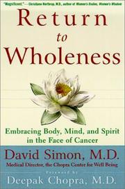 Cover of: Return to Wholeness: Embracing Body, Mind, and Spirit in the Face of Cancer (Wiley Audio)