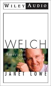Cover of: Welch by Janet Lowe