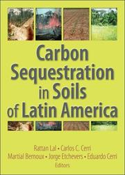 Cover of: Carbon Sequestration in Soils of Latin America